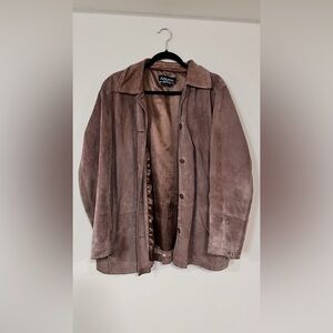 Apropos Brown Suede Jacket Womens Size 12 Vintage Boho Western